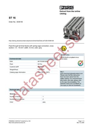 3036149 datasheet  